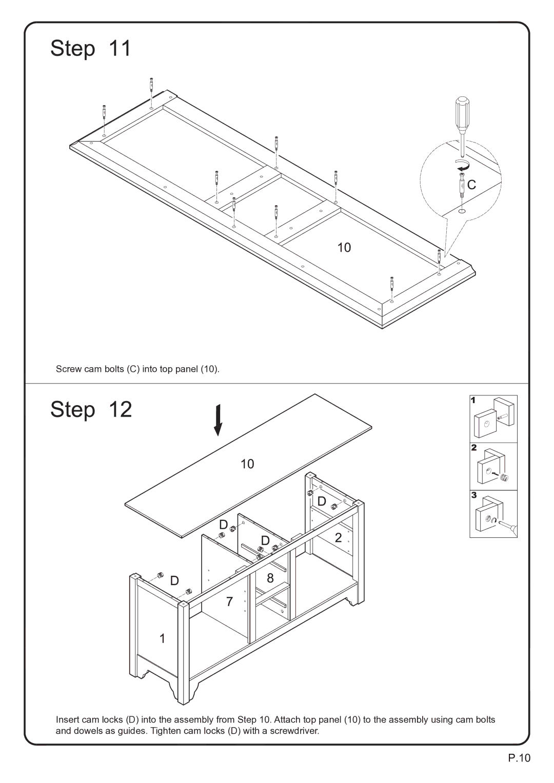 Walker W52C2DWWB, W52C2DWBL manual 