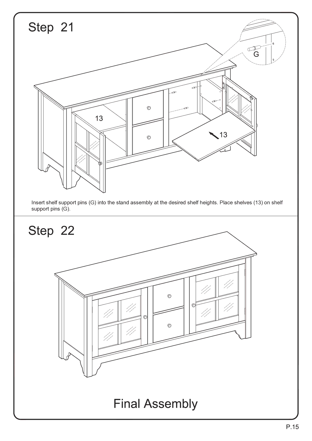 Walker W52C2DWBL, W52C2DWWB manual 