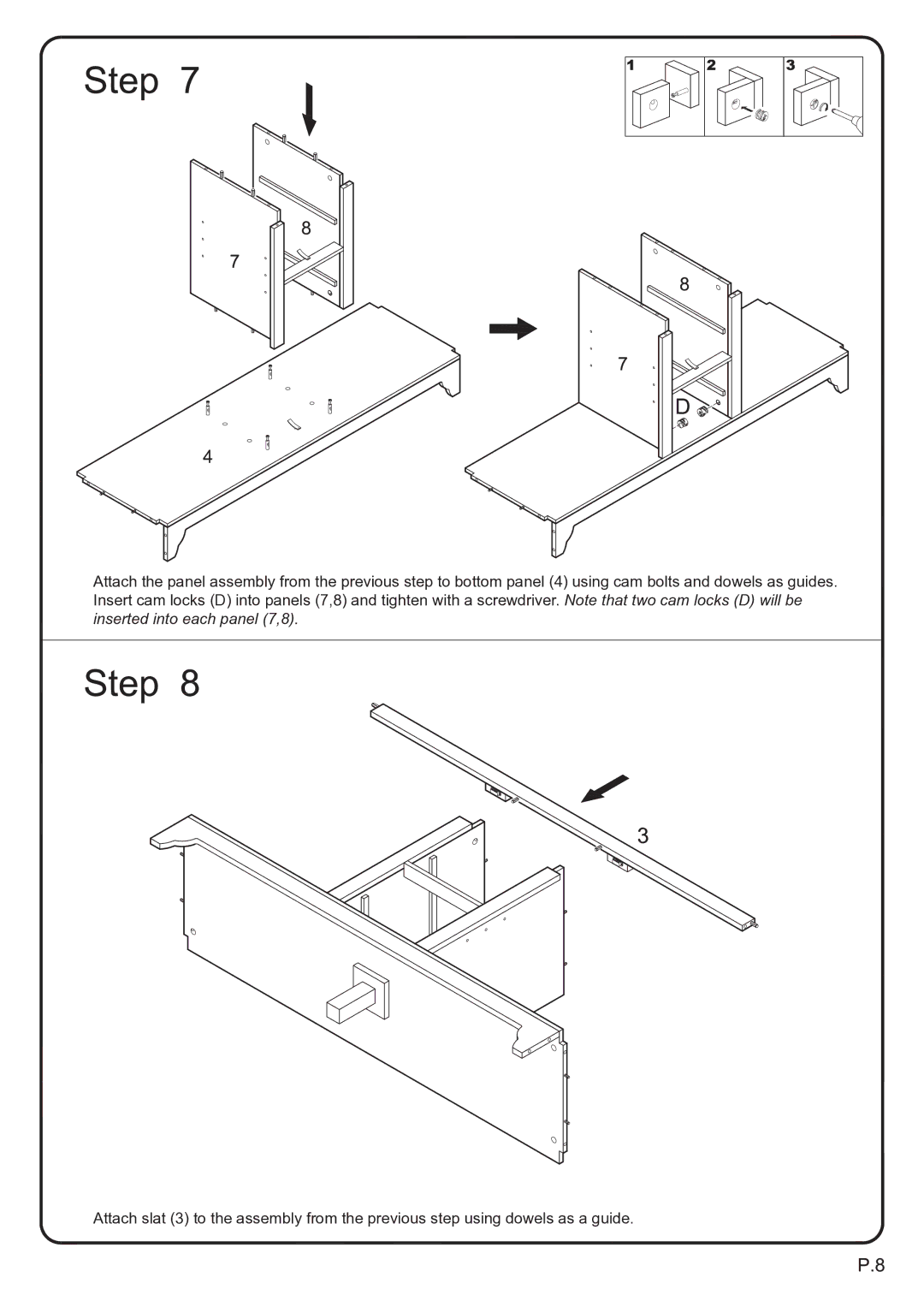 Walker W52C2DWWB, W52C2DWBL manual 