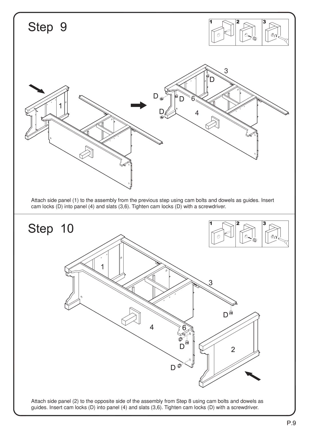 Walker W52C2DWBL, W52C2DWWB manual 