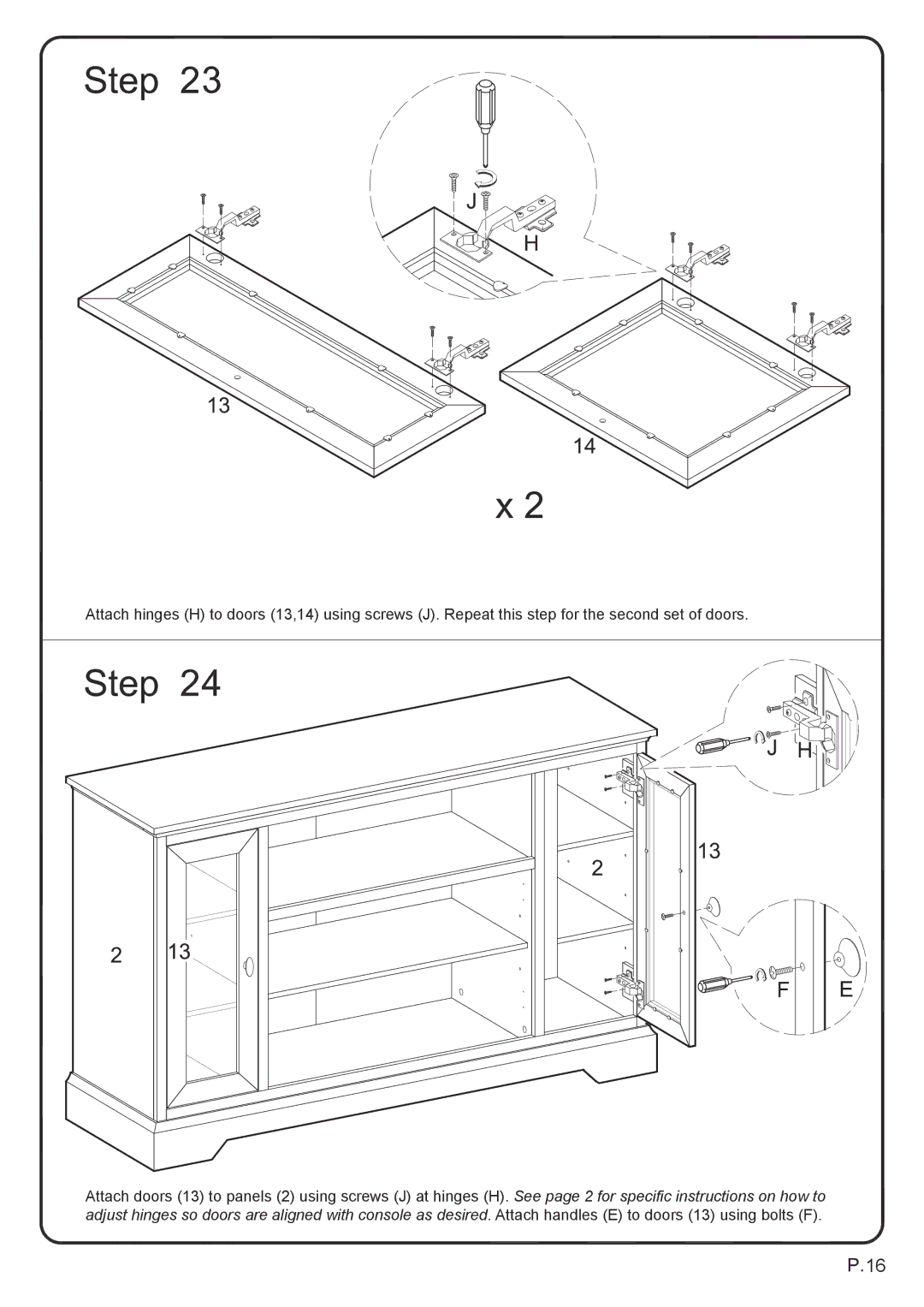 Walker W52C32BL manual 