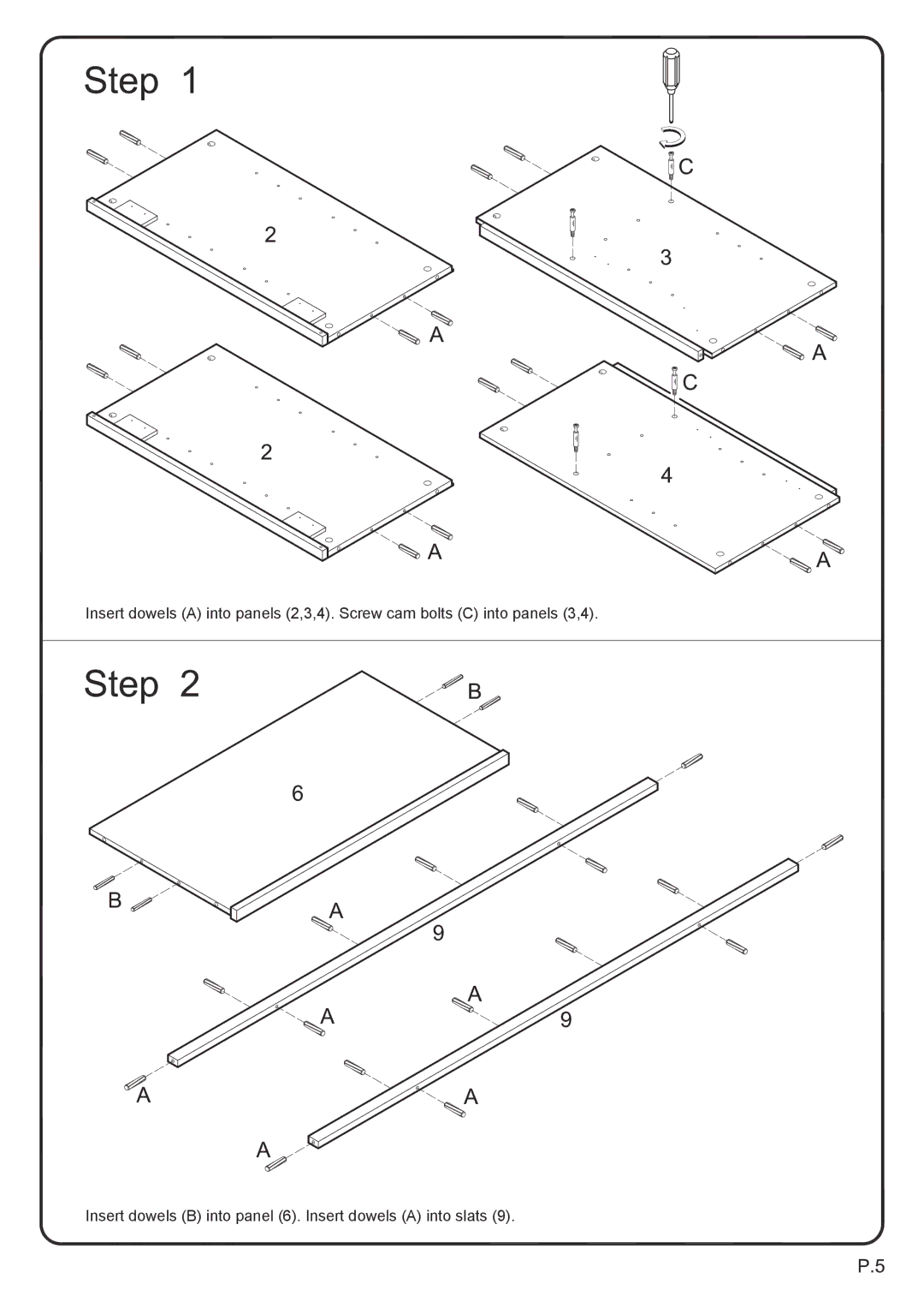 Walker W52C32BL manual 