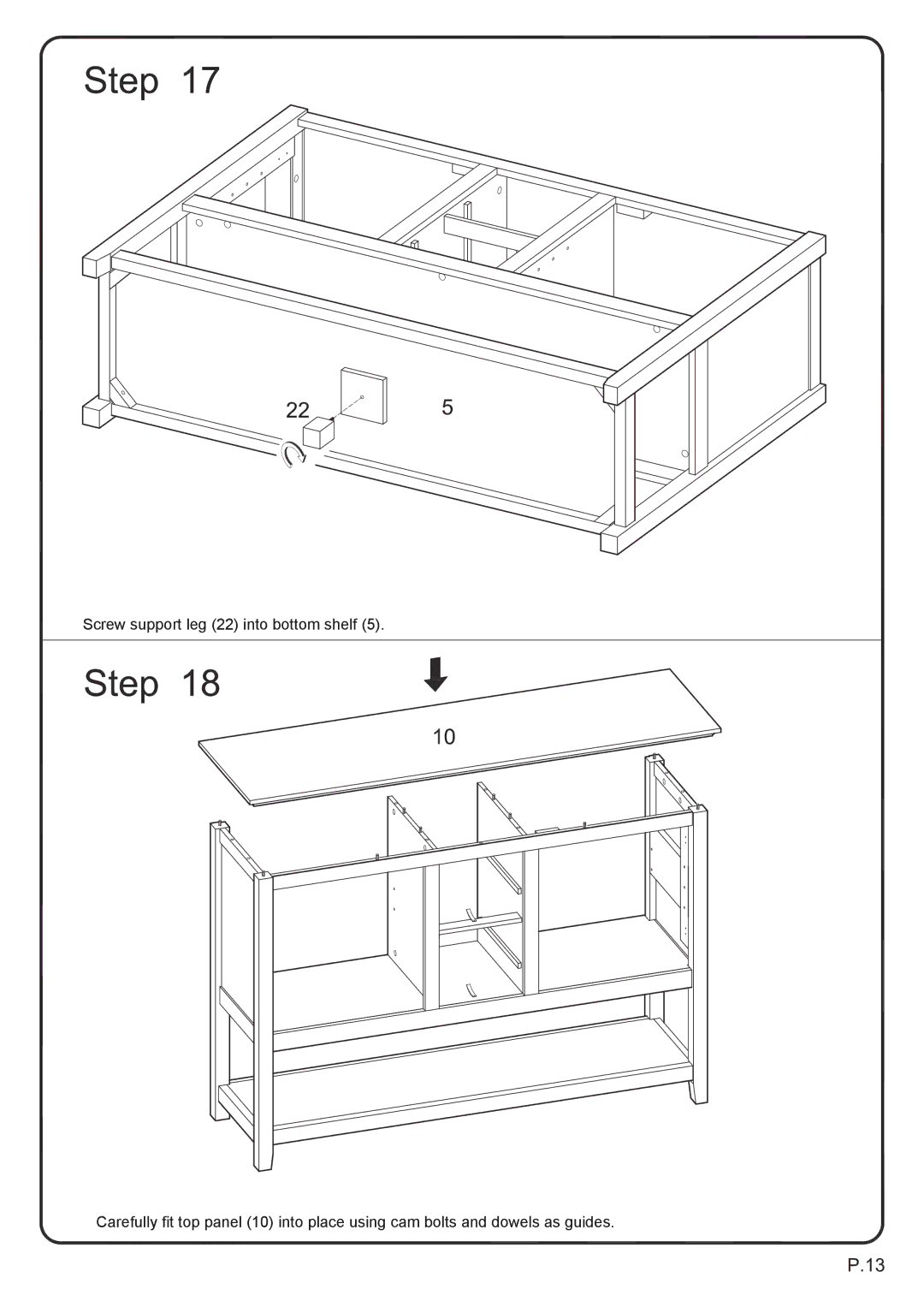 Walker W52C4CTBL manual 