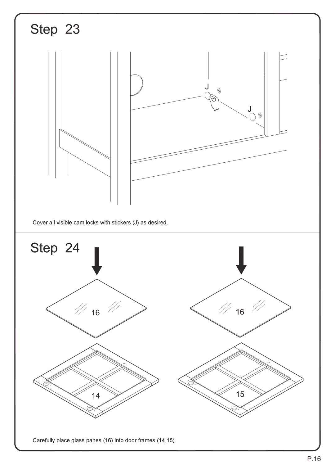 Walker W52C4CTBL manual 