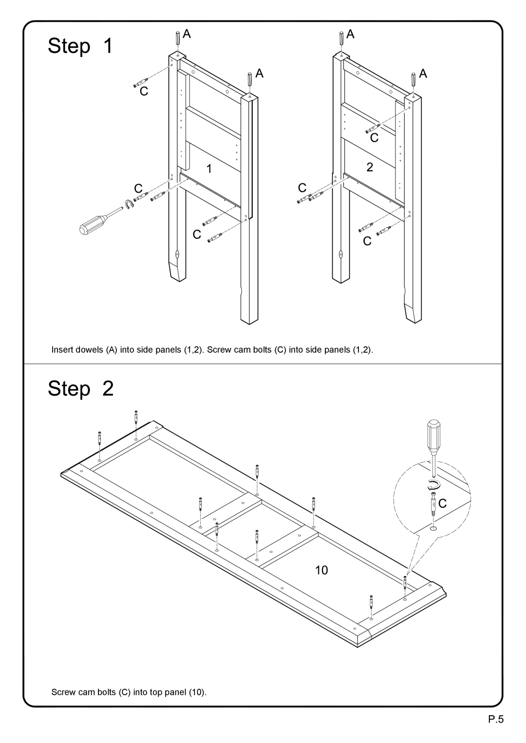 Walker W52C4CTBL manual 