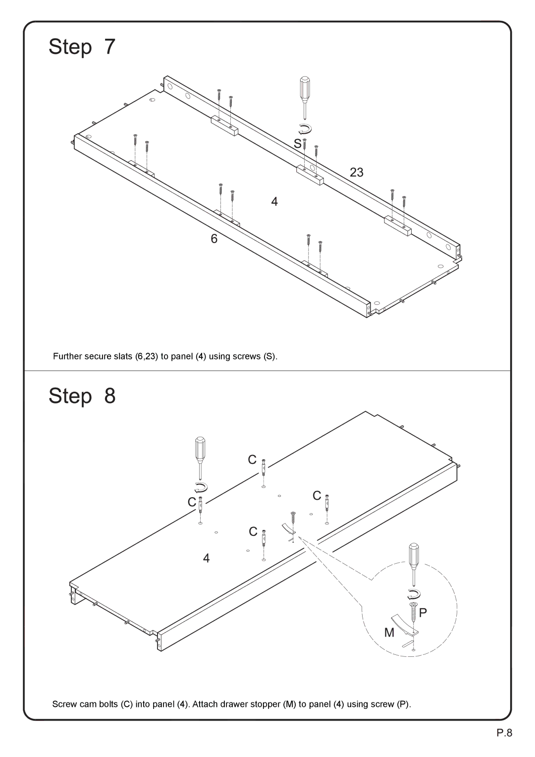 Walker W52C4CTBL manual 