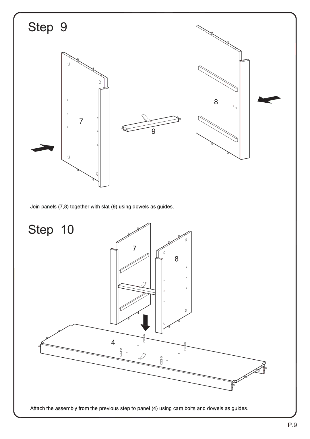 Walker W52C4CTBL manual 