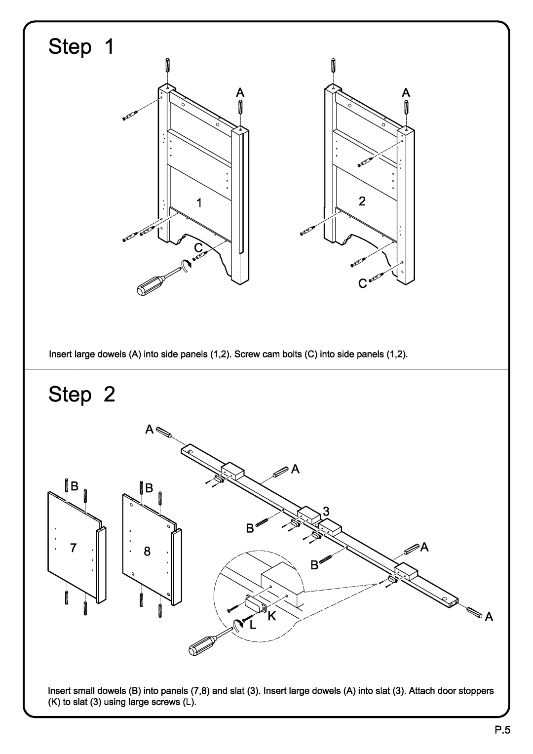 Walker W52C4DOBL, W52C4DOWB manual 