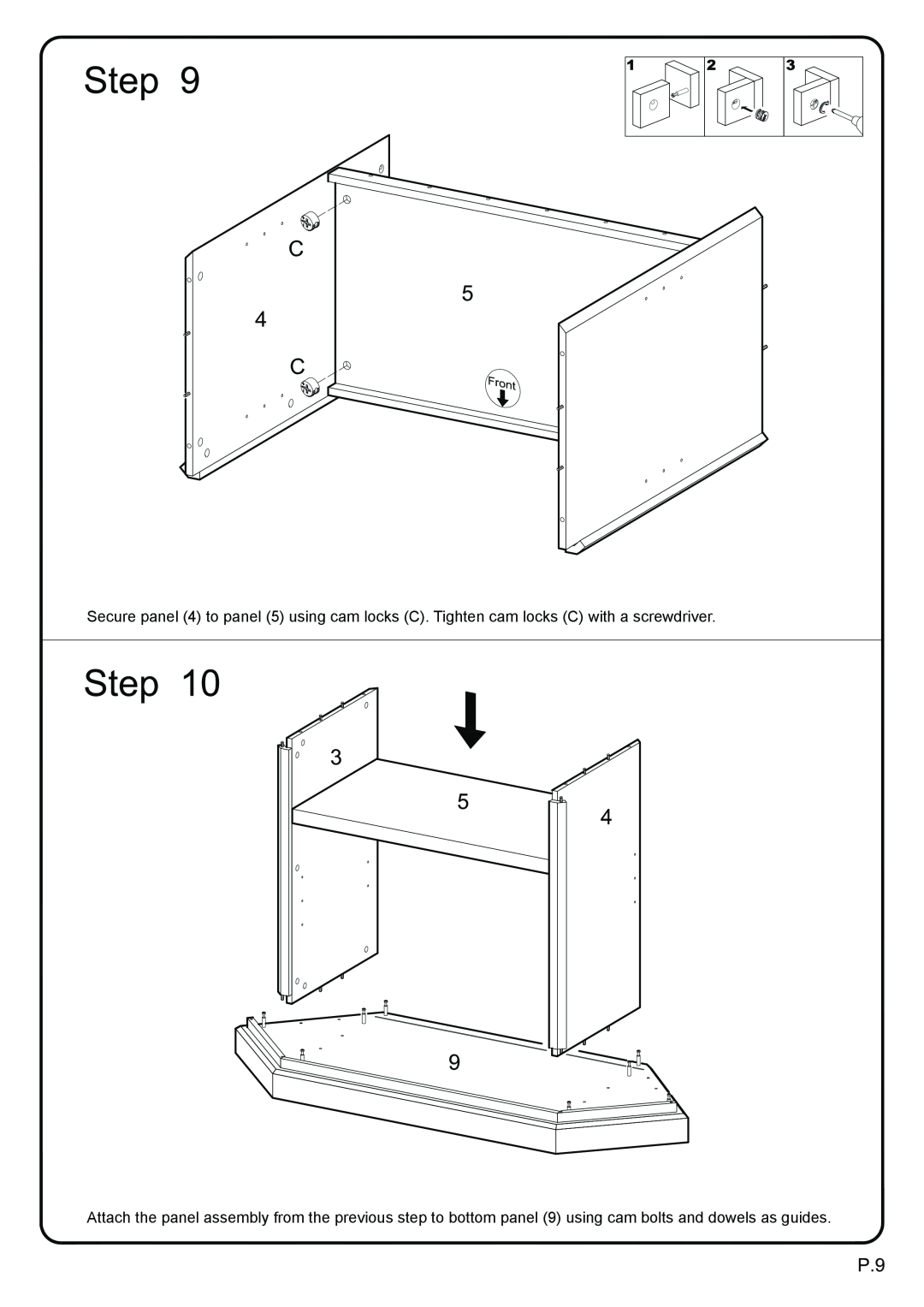 Walker W52CCRWH, W52CCRBL manual 