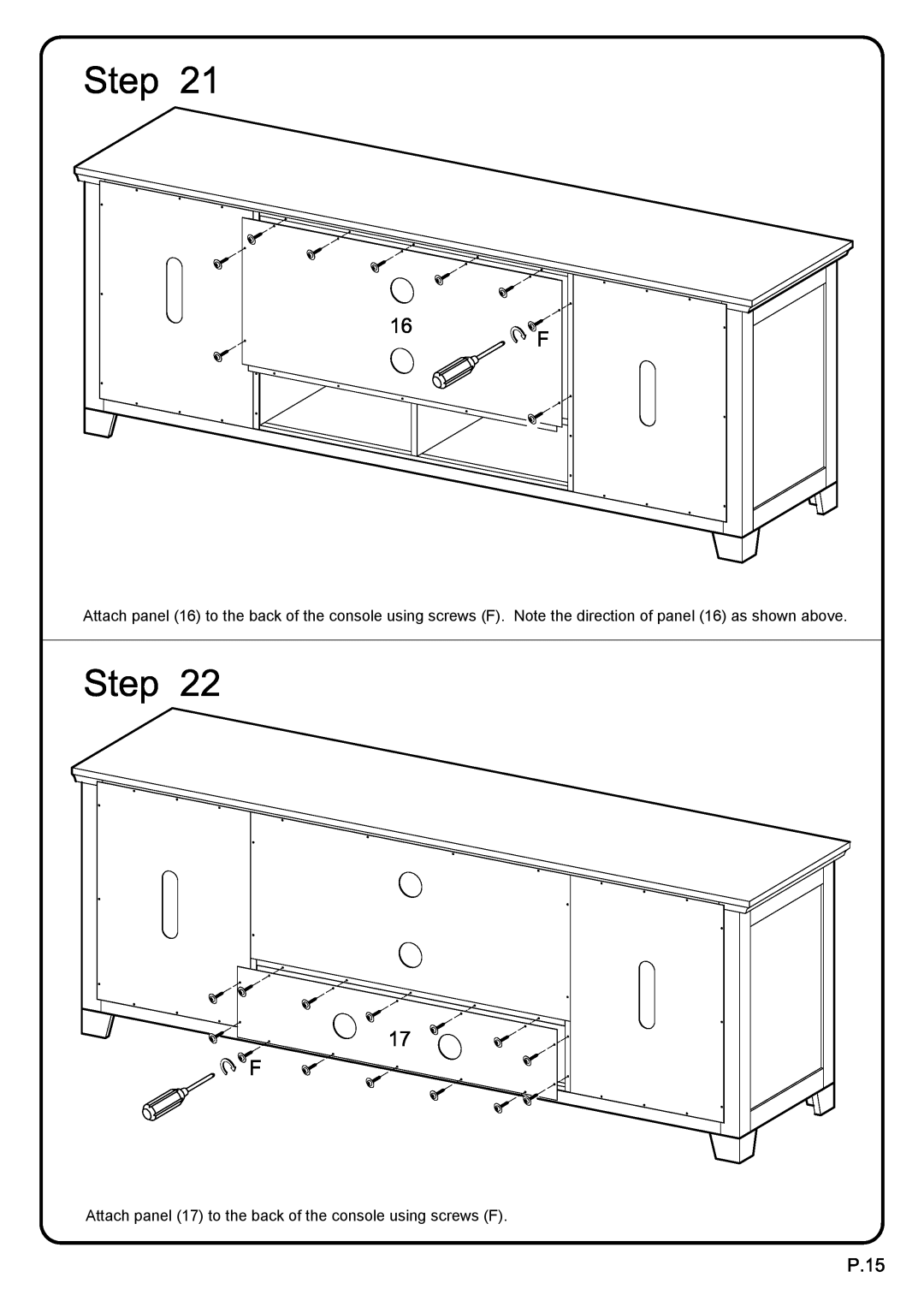 Walker W70C25SDES manual 