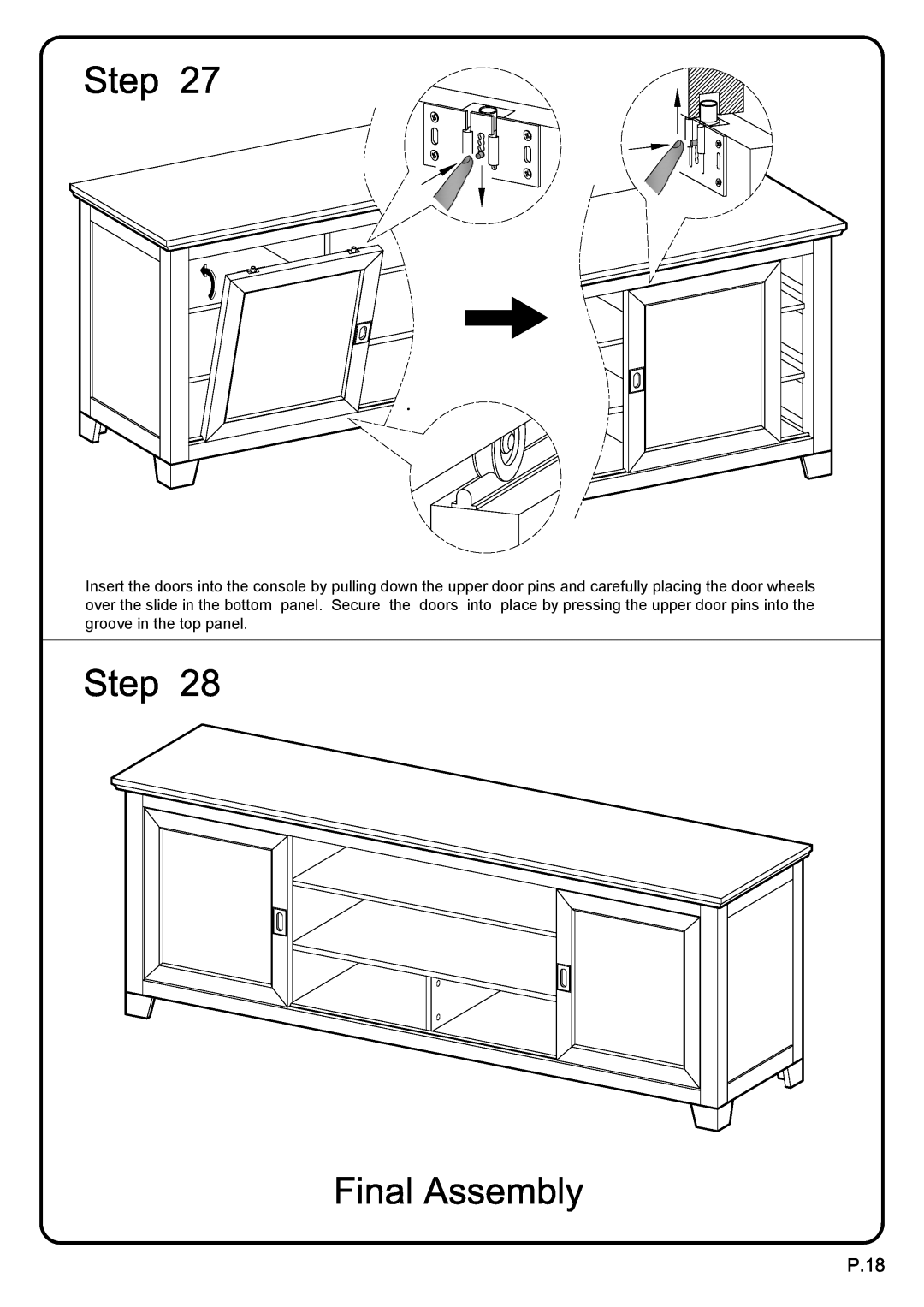 Walker W70C25SDES manual 