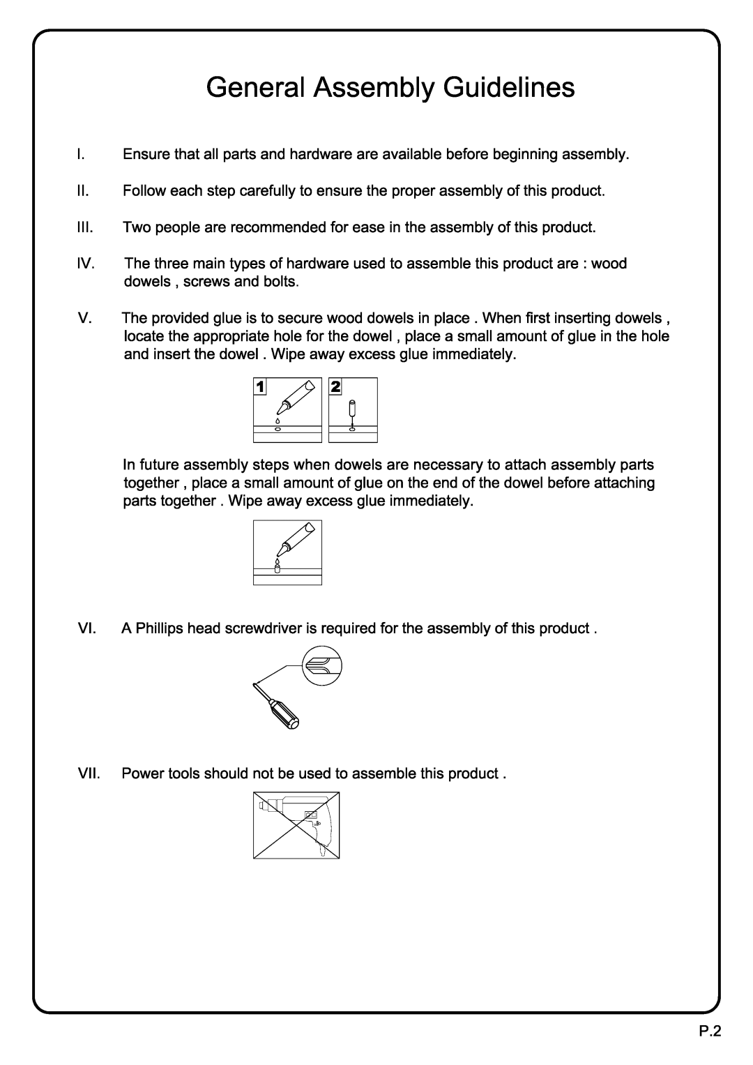 Walker W70C25SDES manual 