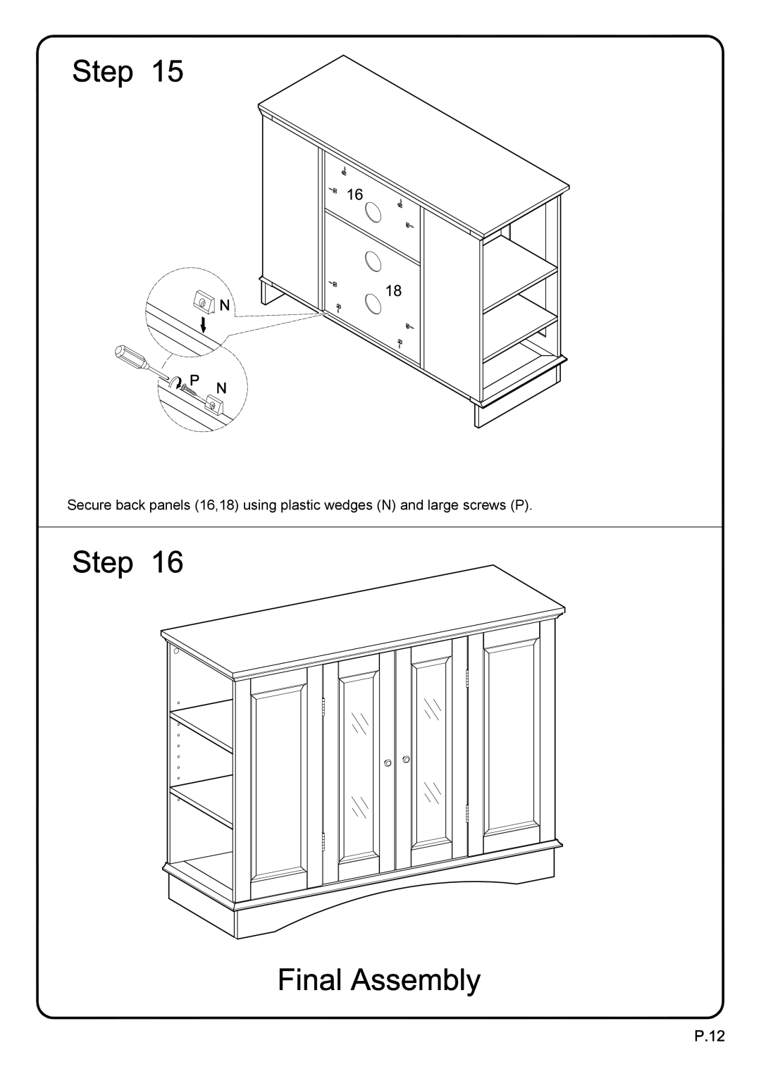 Walker WQ42BC1BL manual 