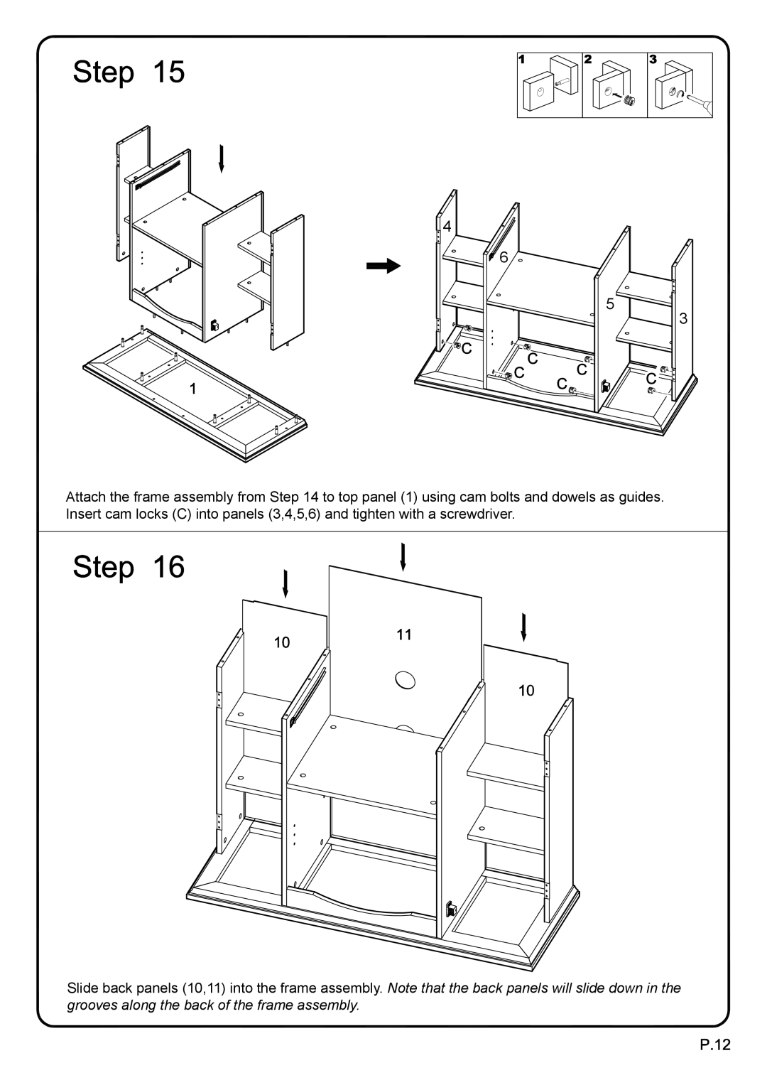 Walker WQ42BC3TB, WQ42BC3BL manual 