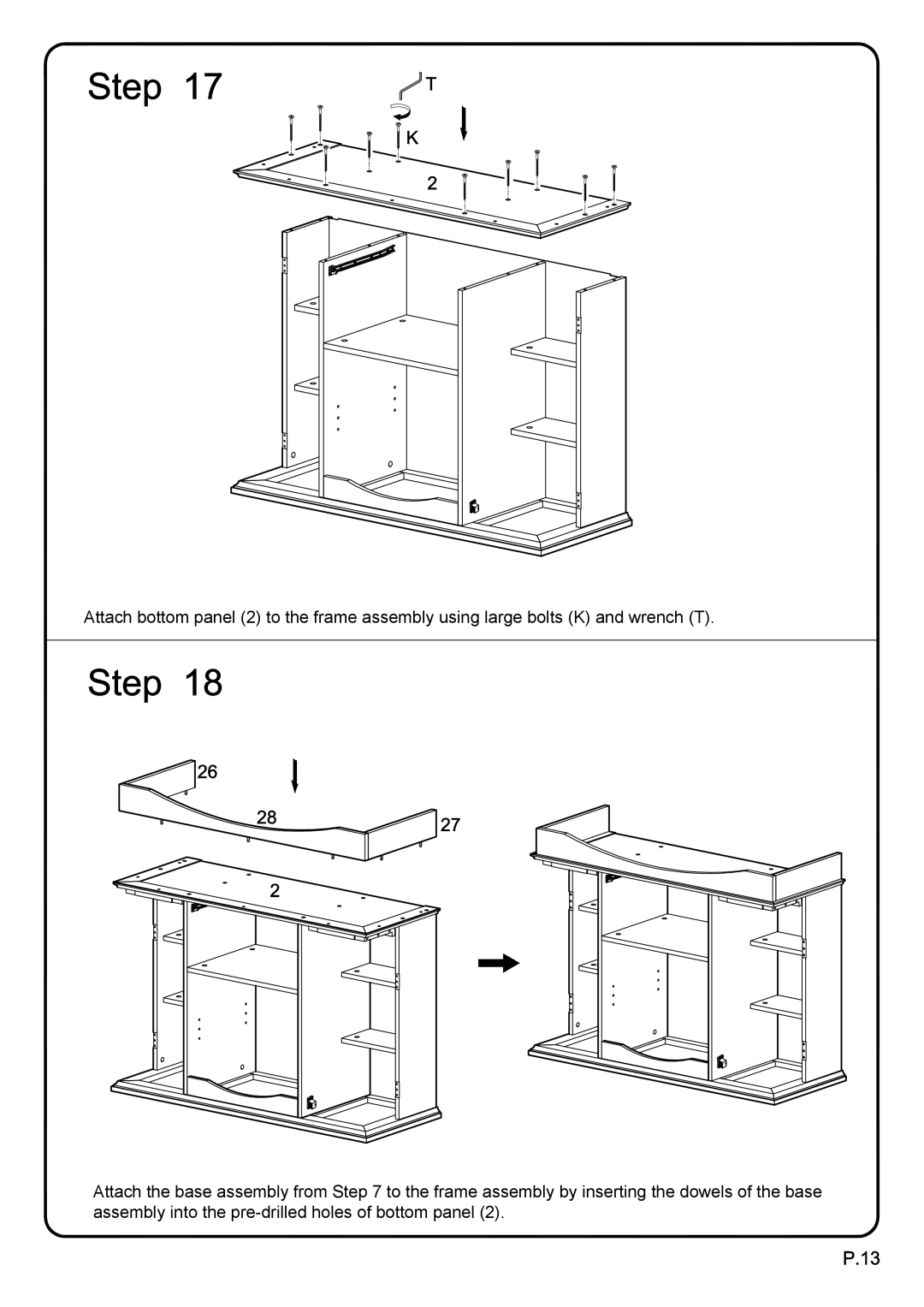 Walker WQ42BC3BL, WQ42BC3TB manual 