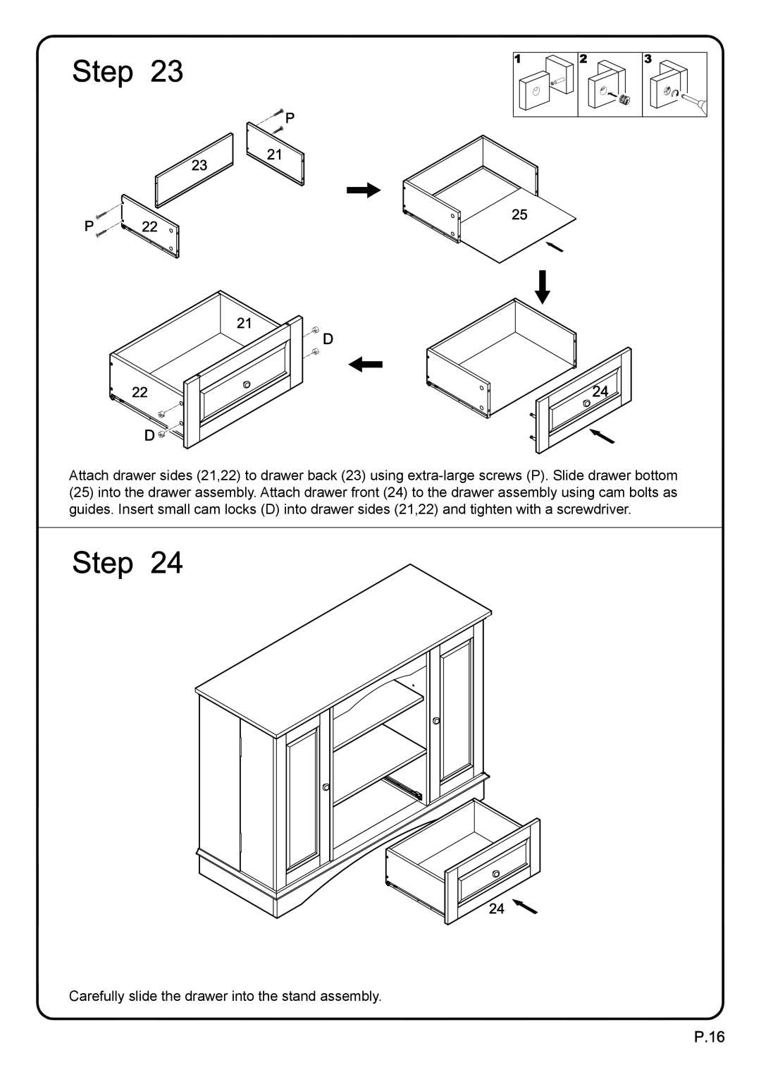 Walker WQ42BC3TB, WQ42BC3BL manual 