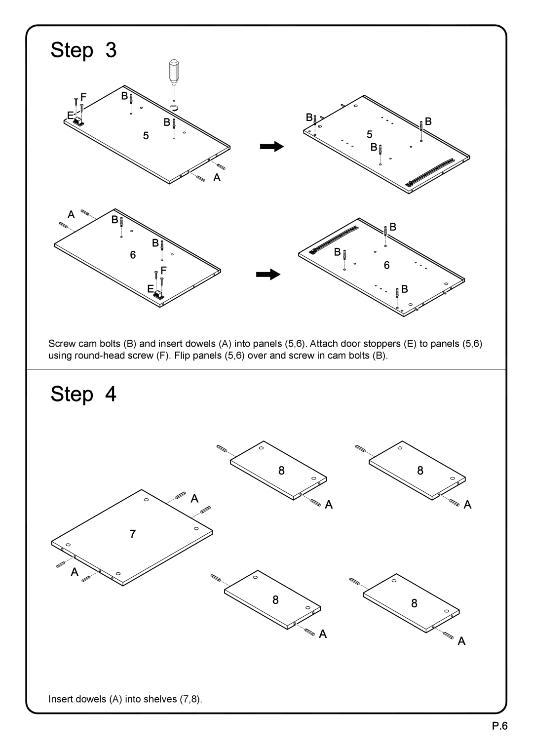 Walker WQ42BC3TB, WQ42BC3BL manual 