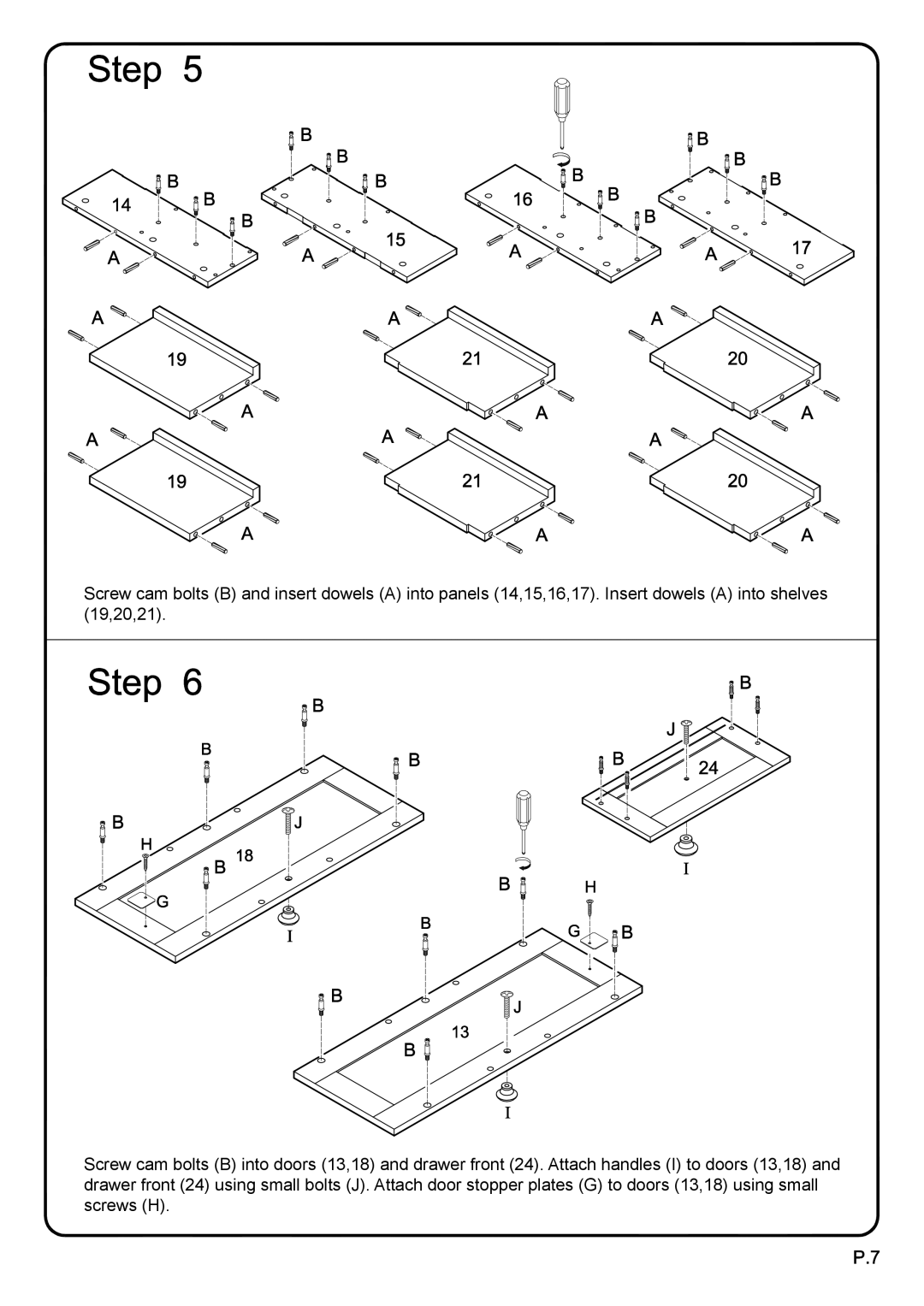 Walker WQ42BC3BL, WQ42BC3TB manual 