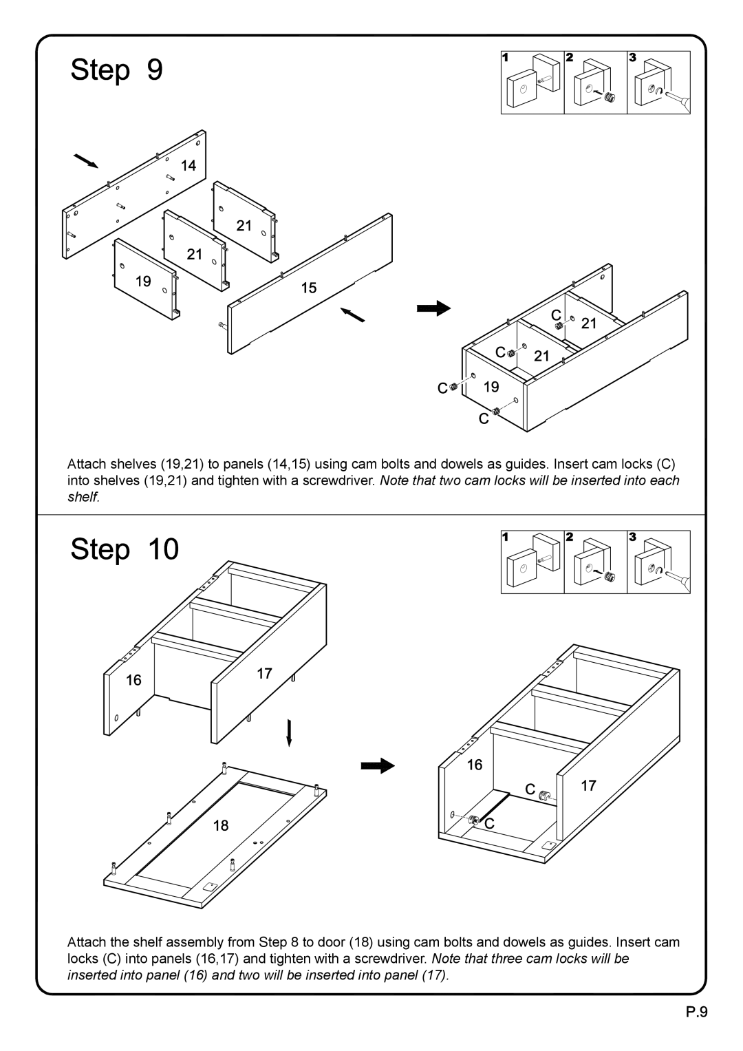 Walker WQ42BC3BL, WQ42BC3TB manual 