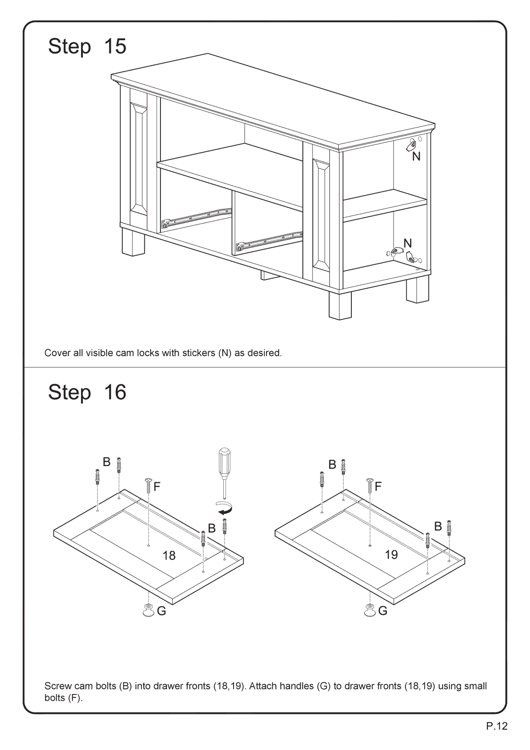 Walker WQ44CMPTB manual 