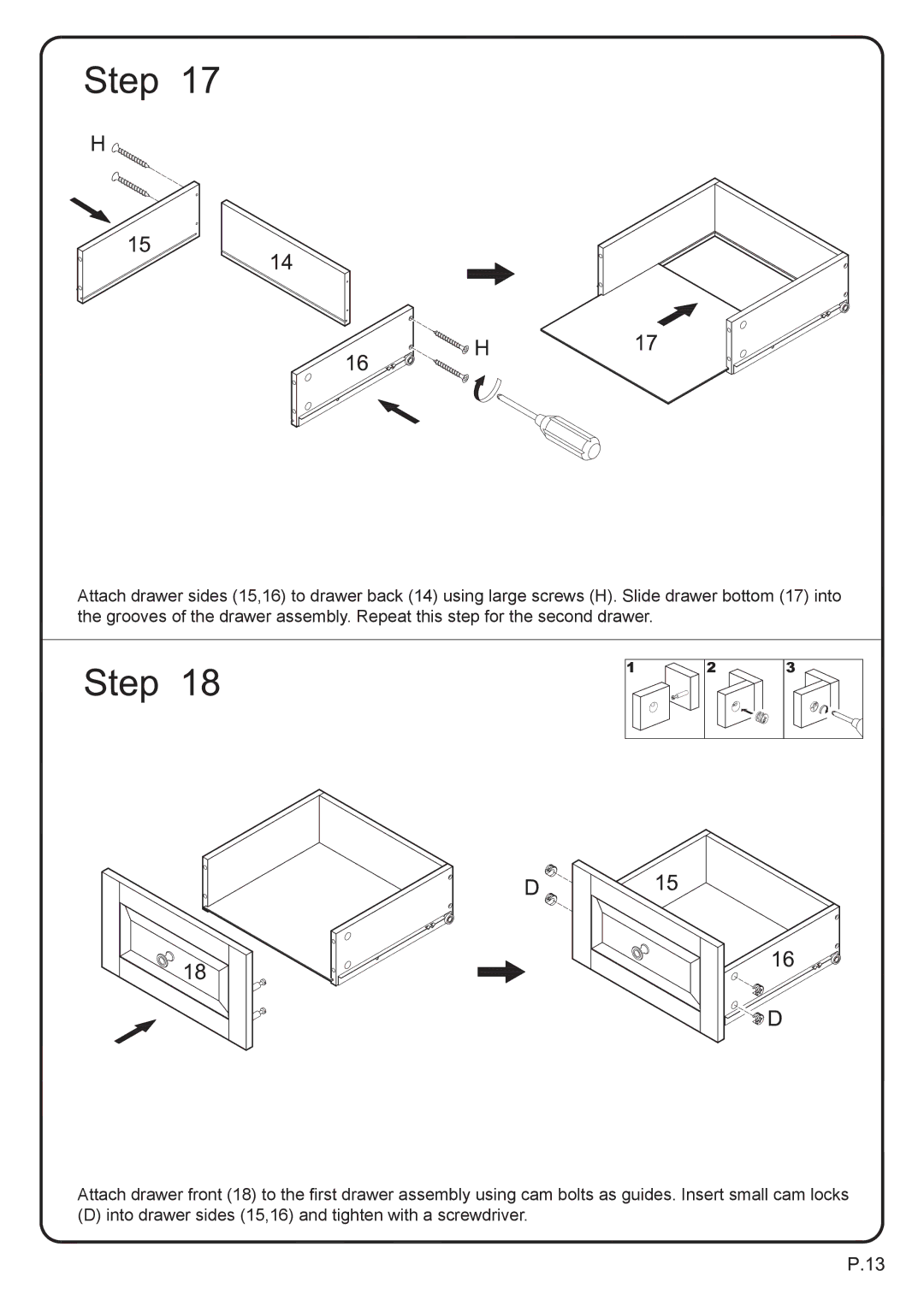 Walker WQ44CMPTB manual 