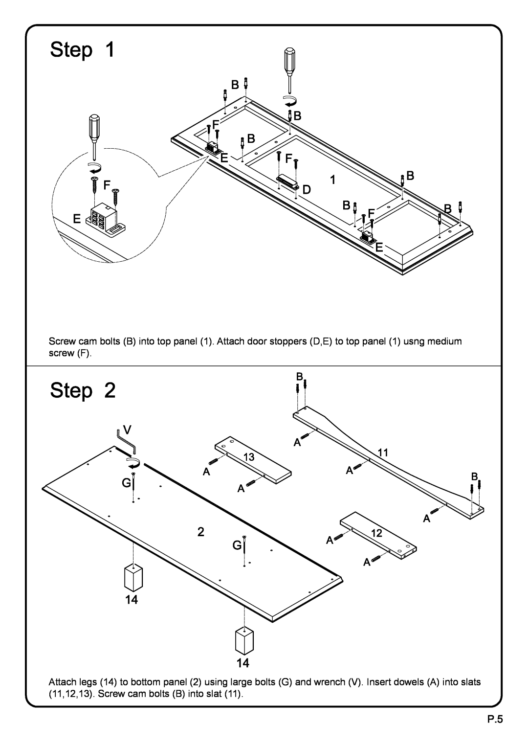 Walker WQ52C4DRTB manual 