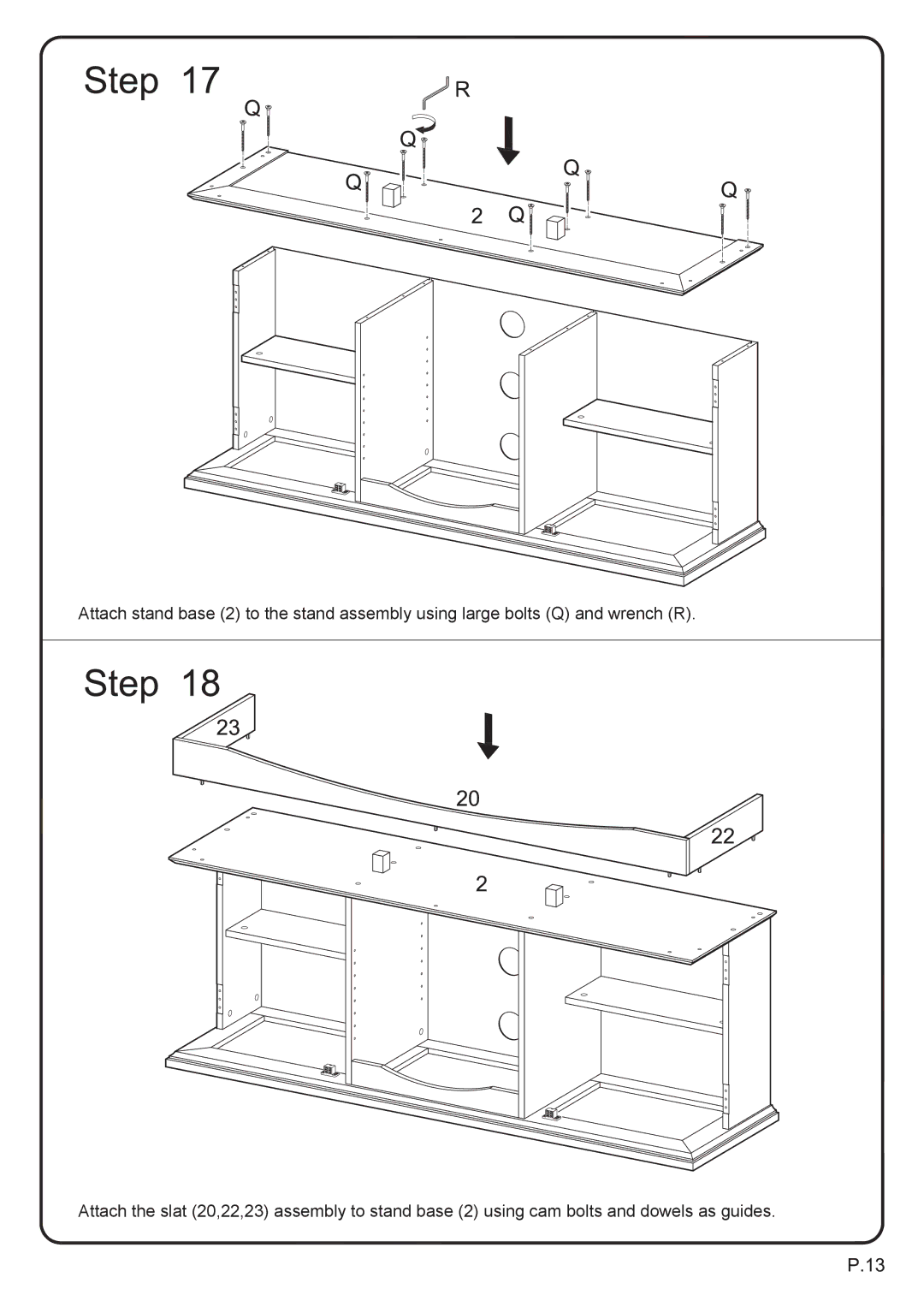 Walker WQ60C73TB manual 