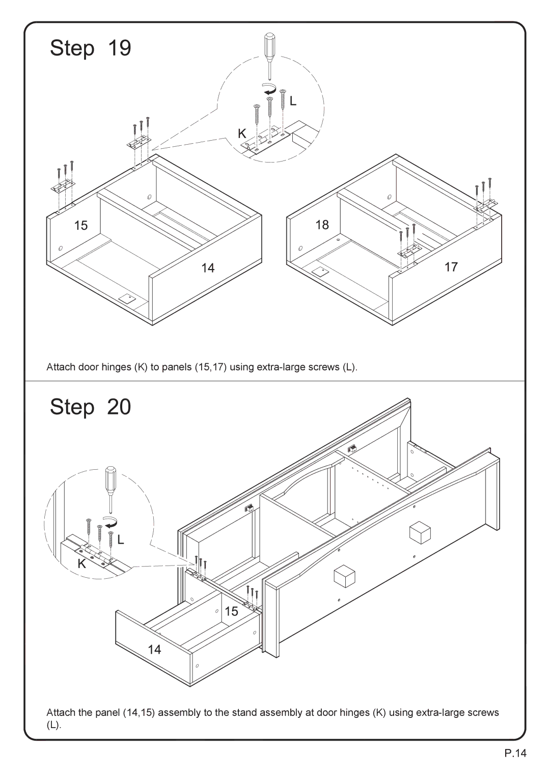 Walker WQ60C73TB manual 