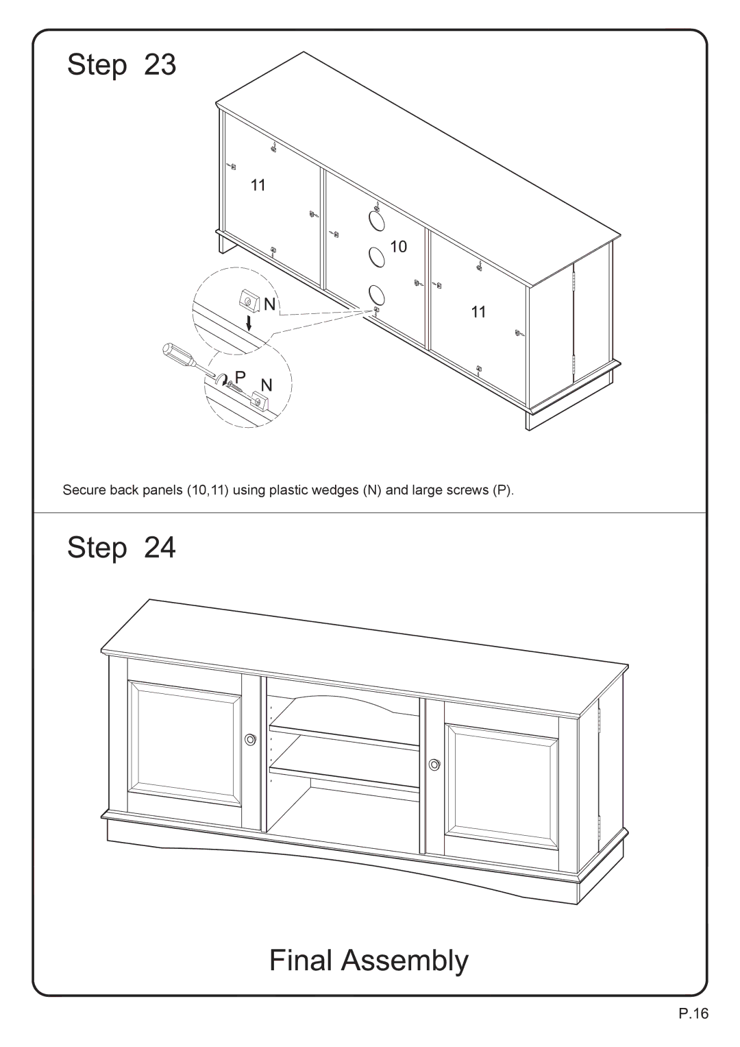 Walker WQ60C73TB manual 