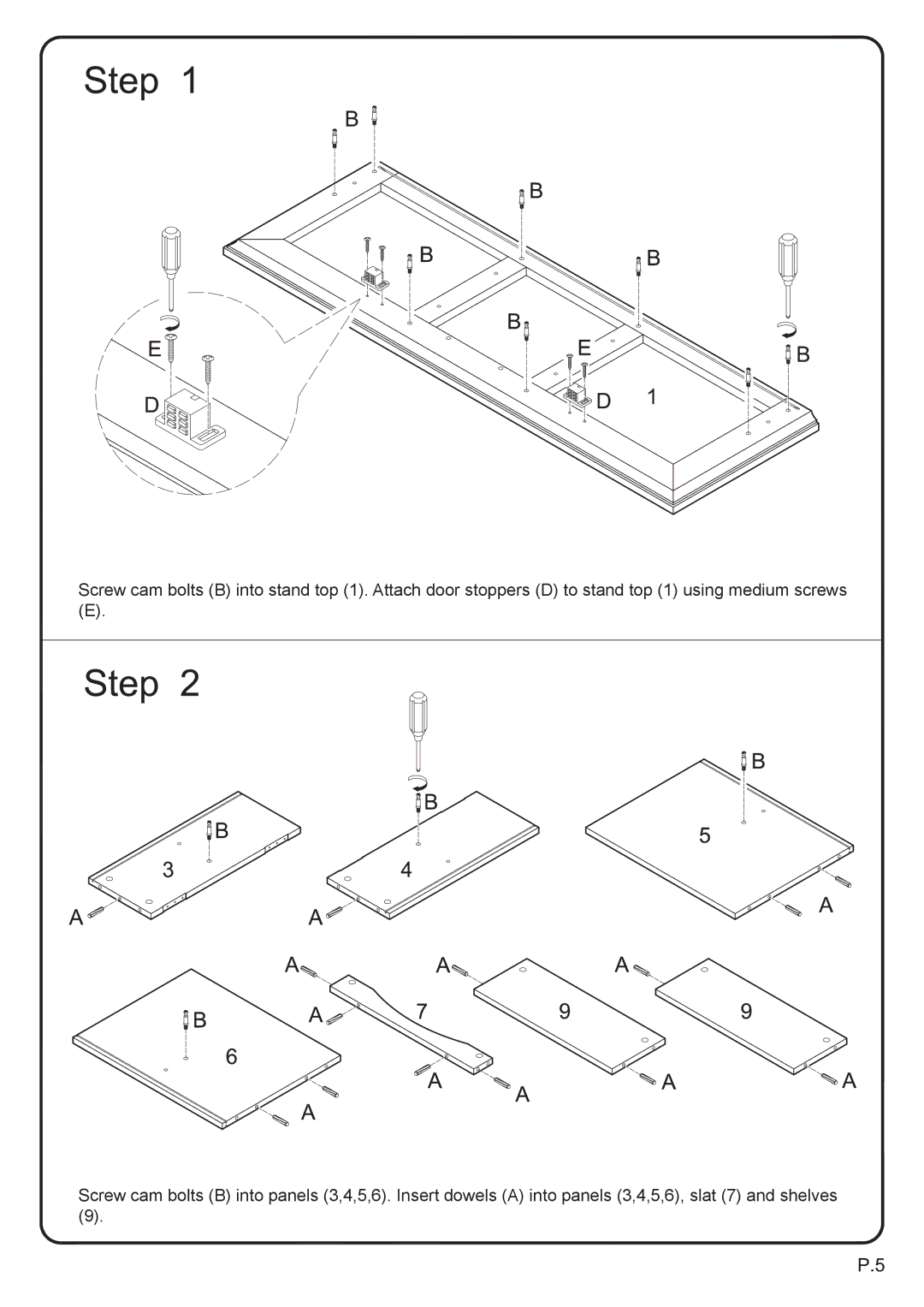 Walker WQ60C73TB manual 