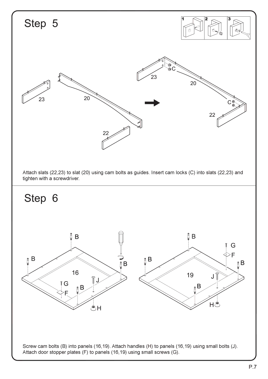 Walker WQ60C73TB manual 