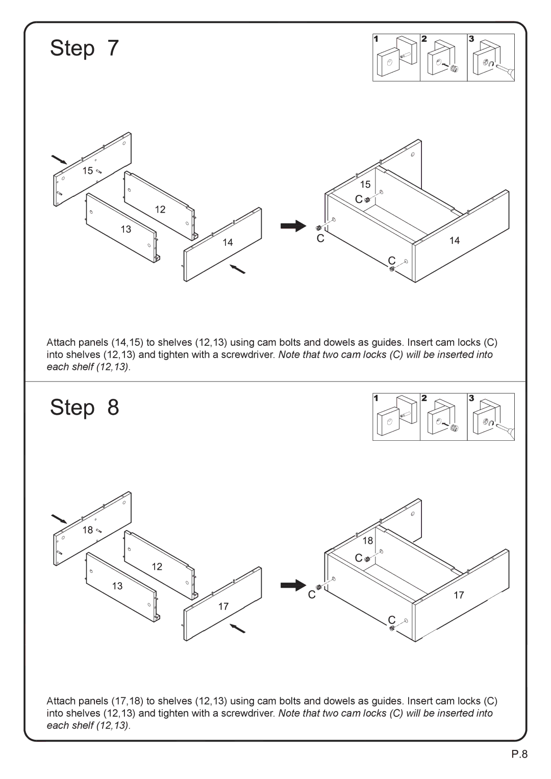 Walker WQ60C73TB manual 