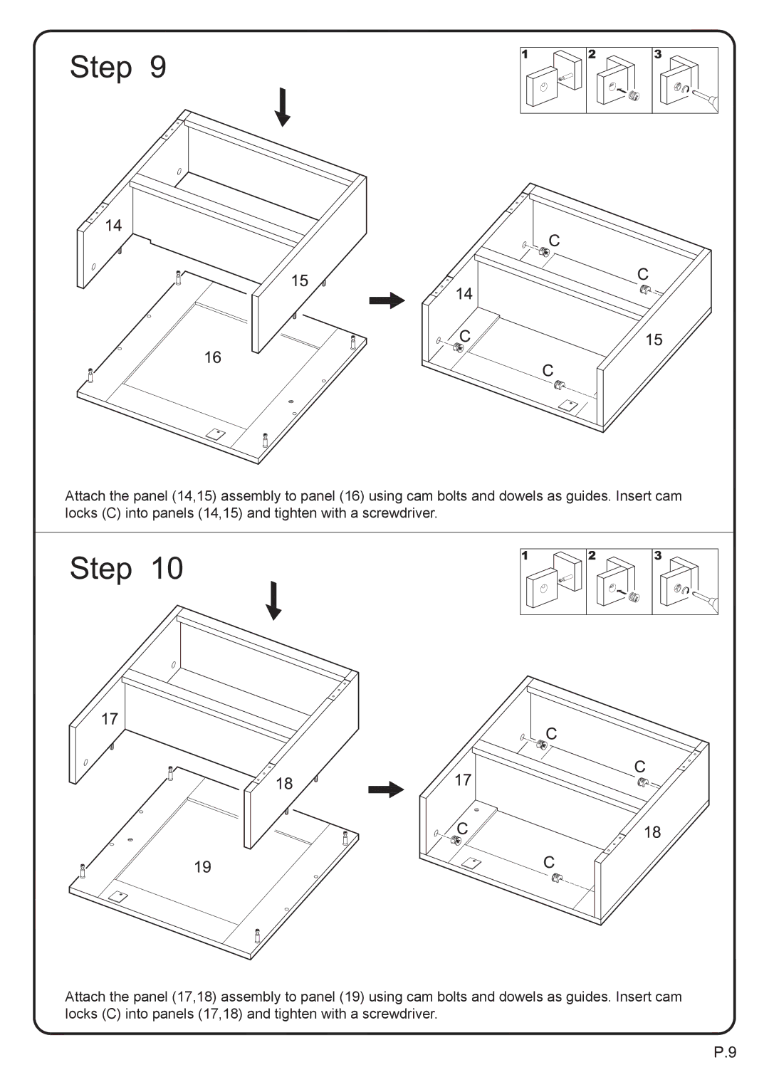 Walker WQ60C73TB manual 