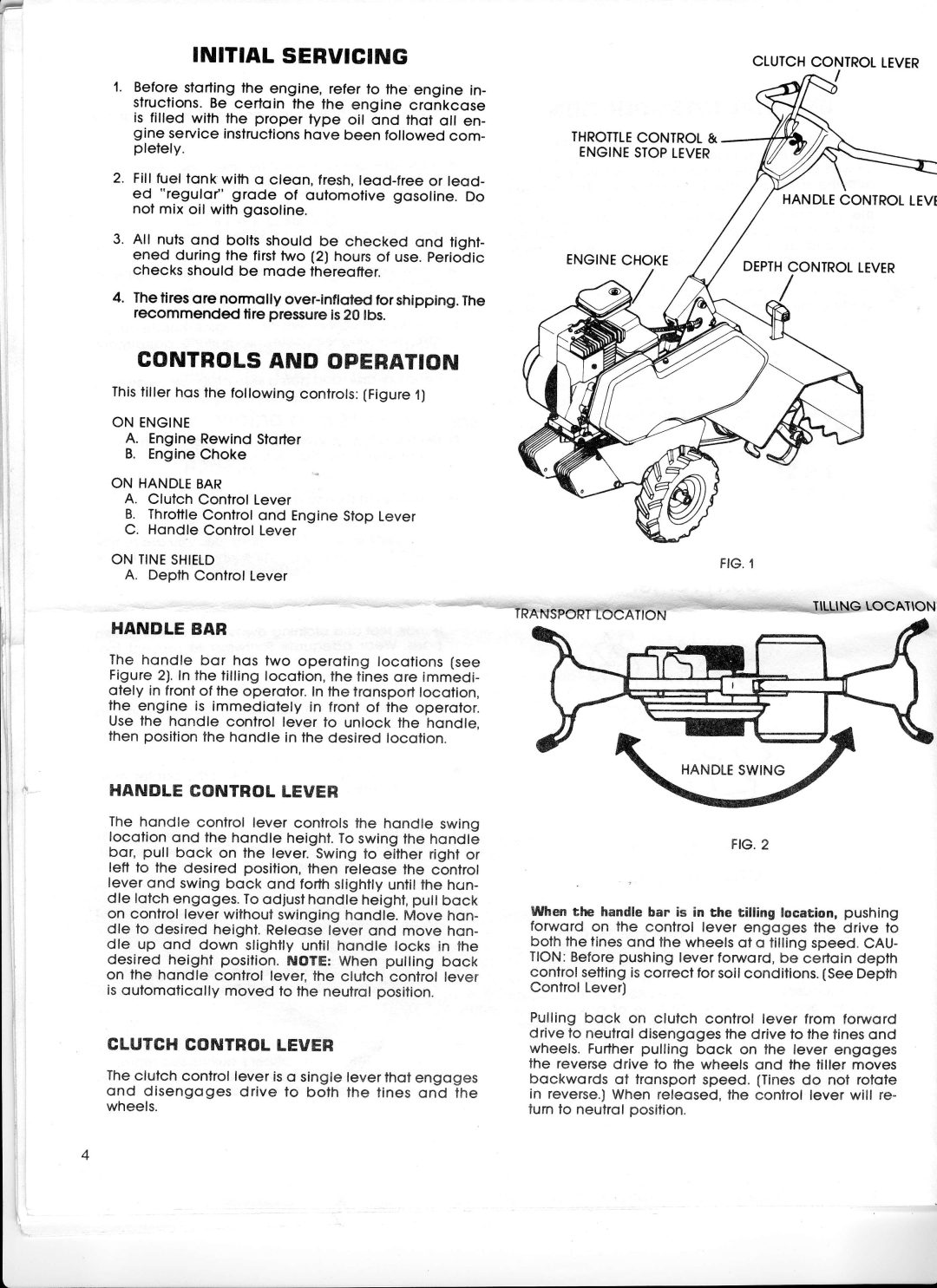 Ward's GIL-39012B manual On Engine, On Handlebar, On Tineshield, Handle BAR, Handle Control Lever, Clutch Gontrol Lever 