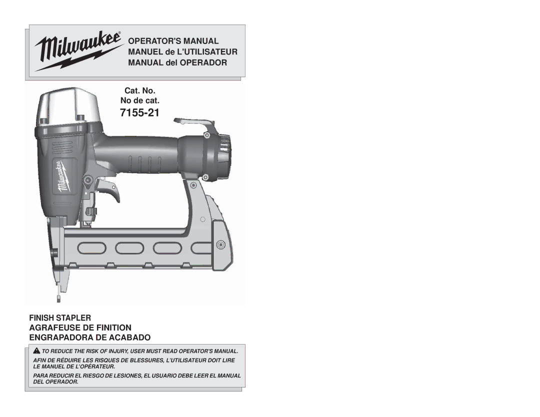 Waring 7155-21 manual 