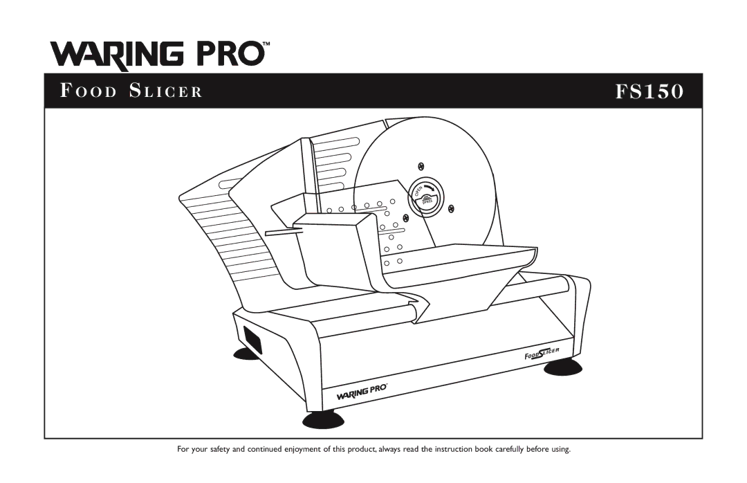 Waring FS150 manual 