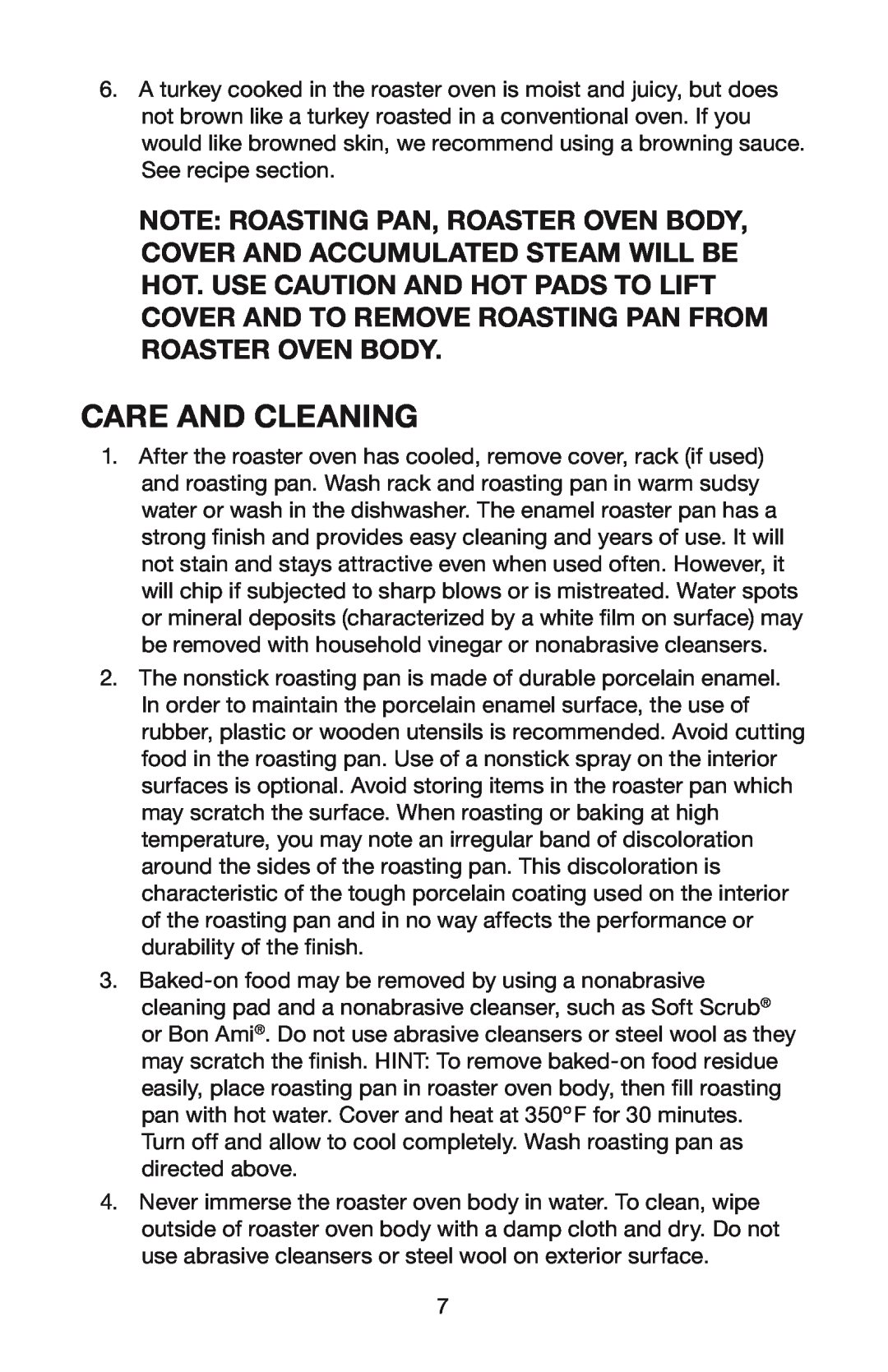 Waring RO18B manual Care and Cleaning 