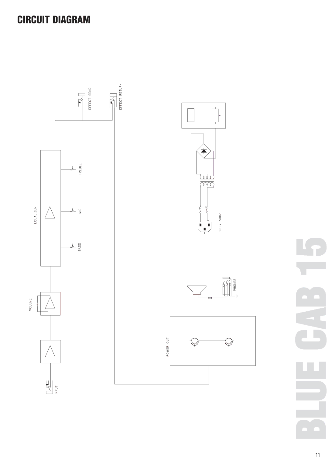 Warwick 30, 60, 15 owner manual Circuit Diagram 