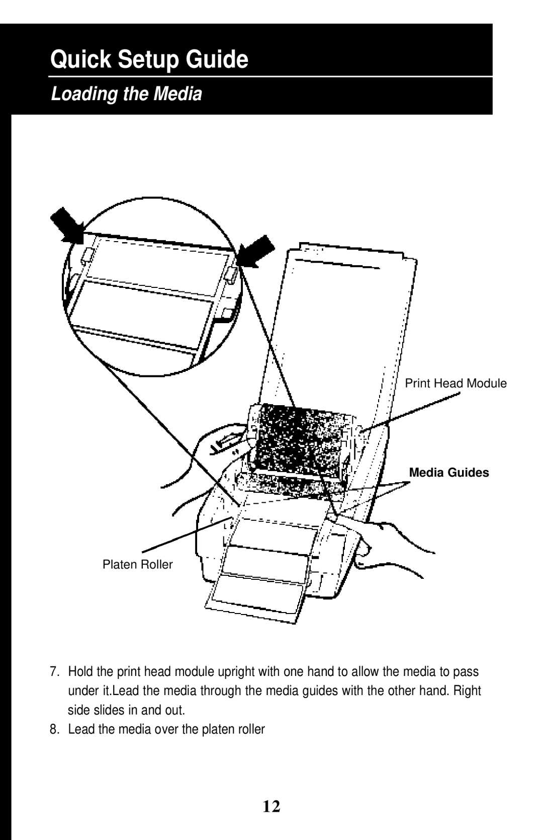 Wasp Bar Code W-300 manual Media Guides 