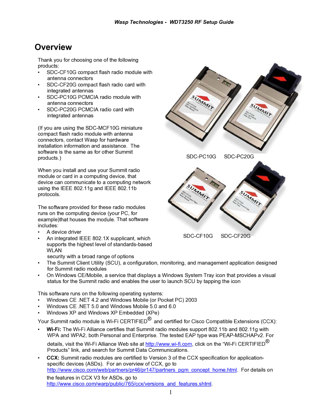 Wasp Bar Code WDT3250 RF setup guide Overview 