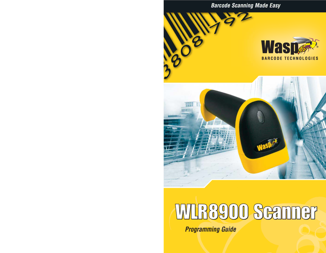 Wasp Bar Code WLR8900 Series manual Programming Guide 