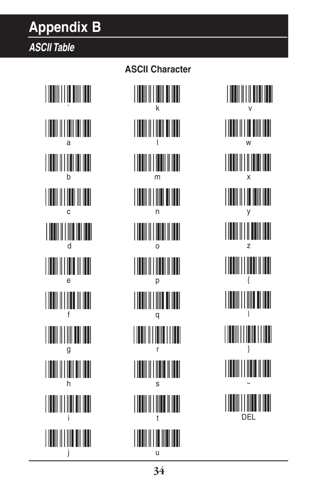 Wasp Bar Code WLR8900 manual Del 