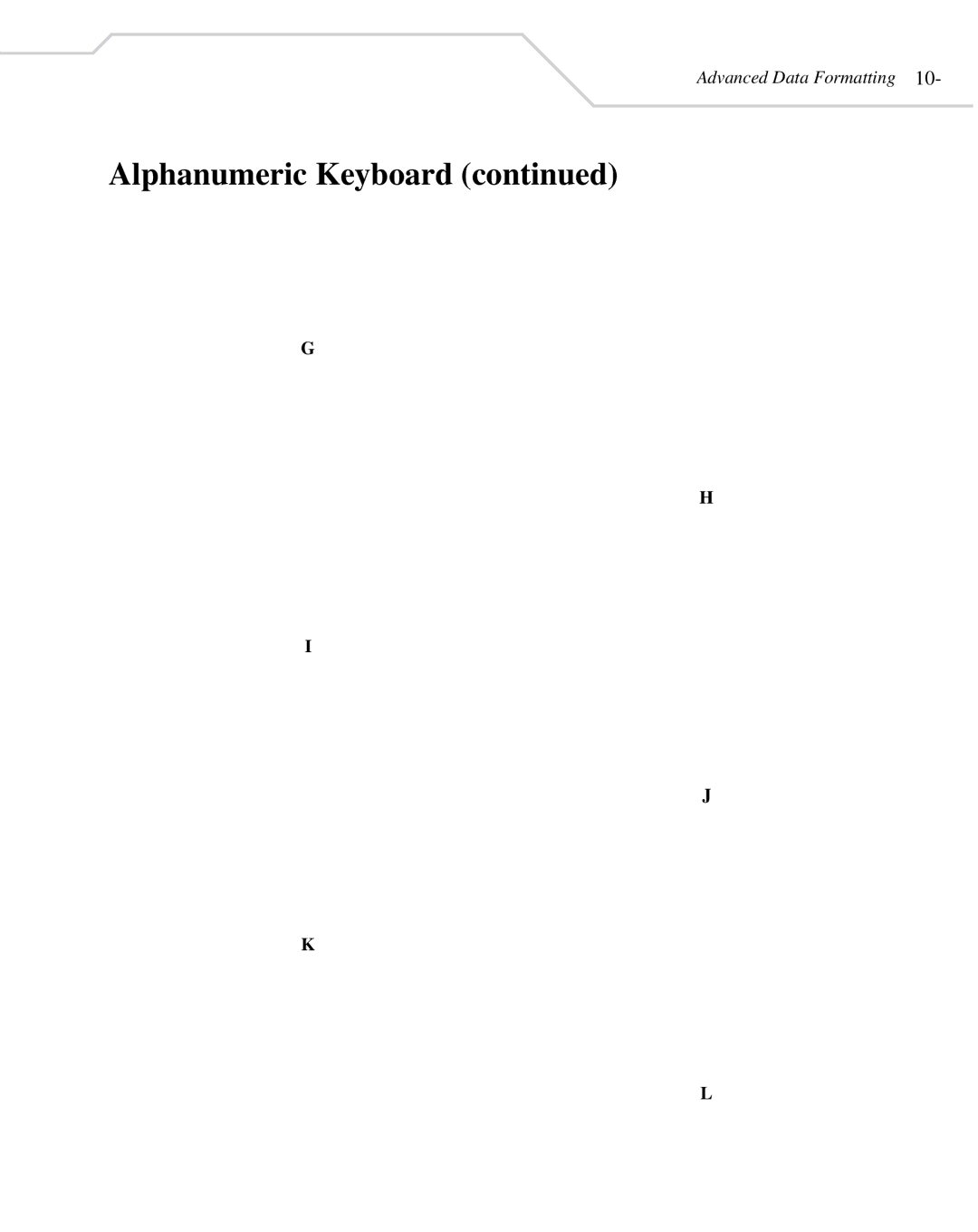 Wasp Bar Code WLS 8400 FZ, WLS 8400 ER manual Alphanumeric Keyboard 