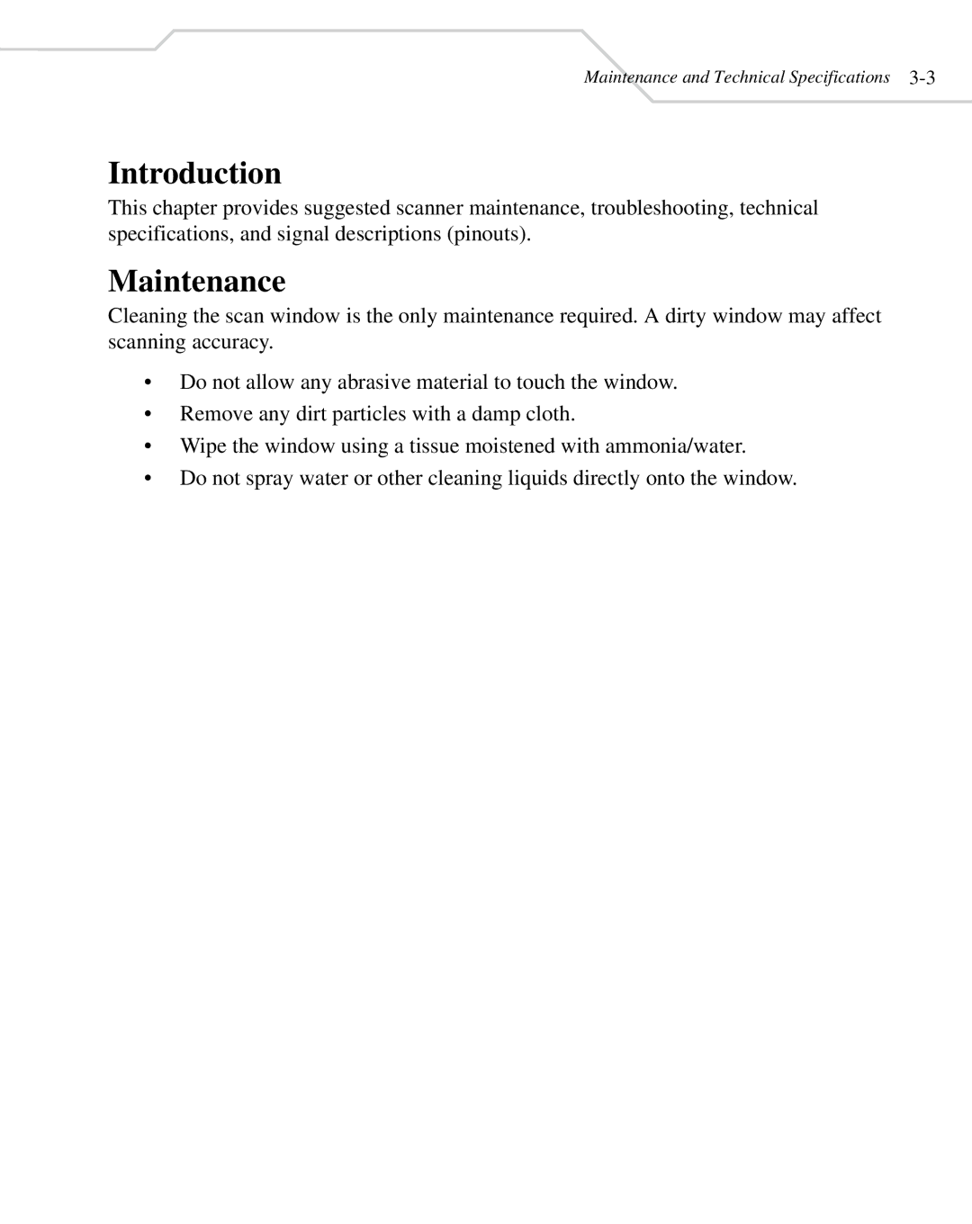 Wasp Bar Code WLS 8400 FZ, WLS 8400 ER manual Introduction, Maintenance 