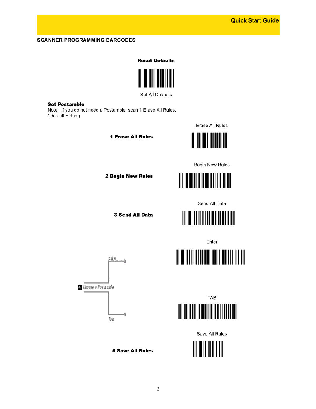 Wasp Bar Code WLS 9500 quick start Scanner Programming Barcodes 