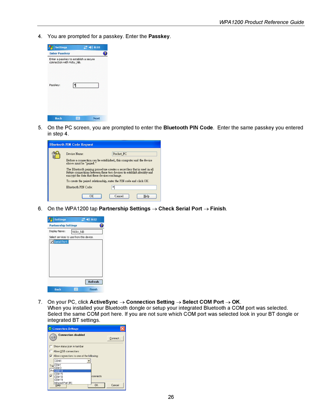 Wasp Bar Code manual WPA1200 Product Reference Guide 