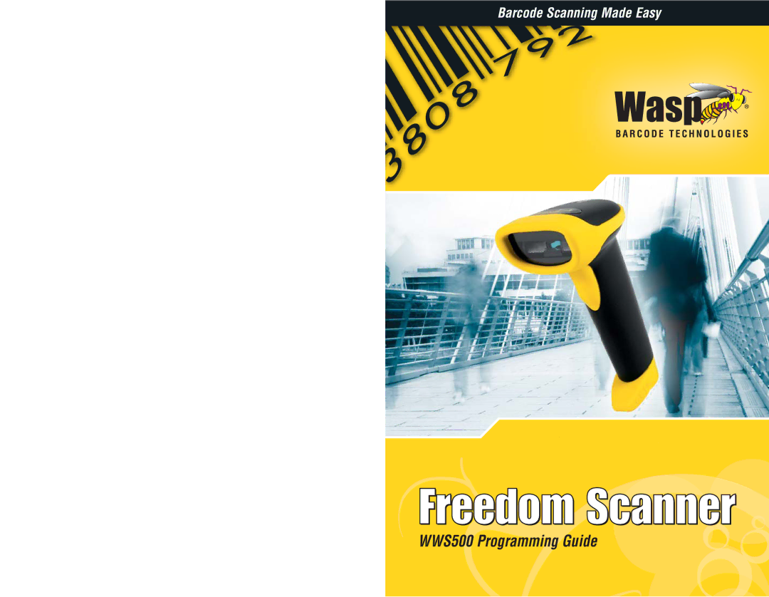 Wasp Bar Code manual WWS500 Programming Guide 