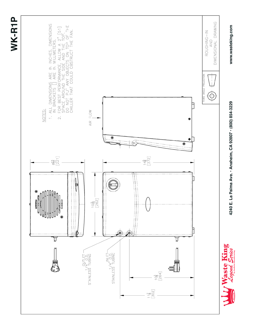 Waste King Inline Water Chiller manual 