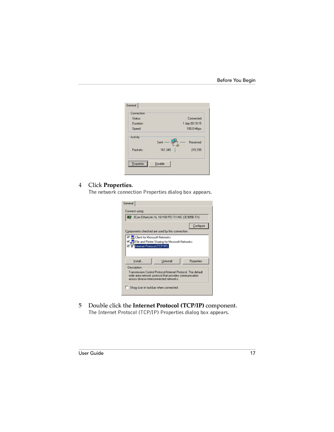 WatchGuard Technologies SOHO 6.1 manual Click Properties 