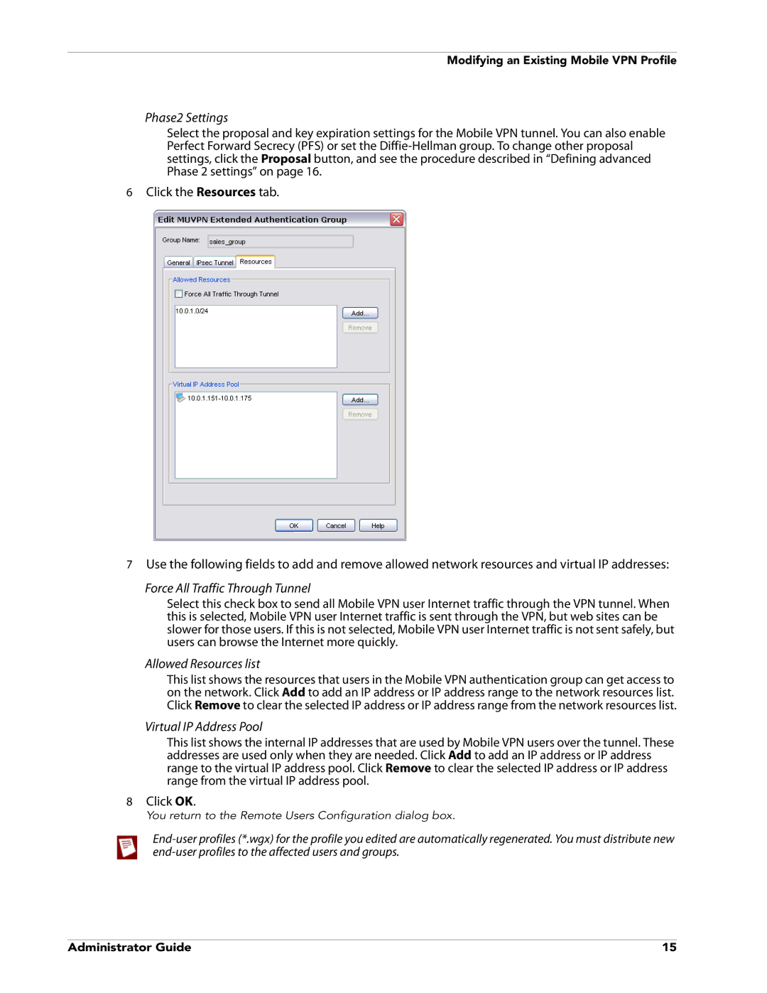 WatchGuard Technologies V10.0 manual Phase2 Settings 